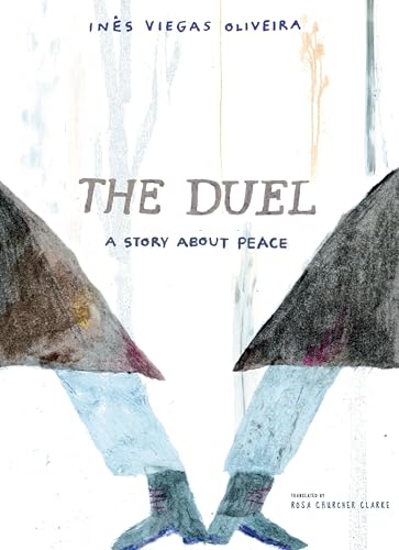 Book cover: watercolor illustration of two figures facing each other.