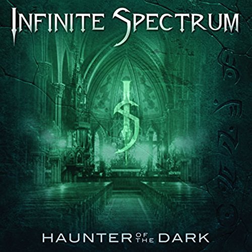 CD cover for “Haunter of the Dark” featuring a gothic cathedral scene.