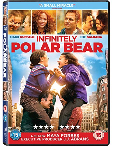 "Infinitely Polar Bear DVD cover featuring a man and two young girls."