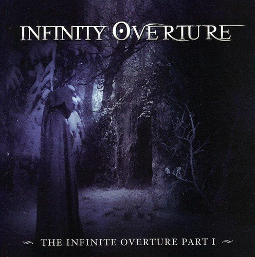 CD cover: dark forest scene with a hooded figure, text “Infinity Overture”.