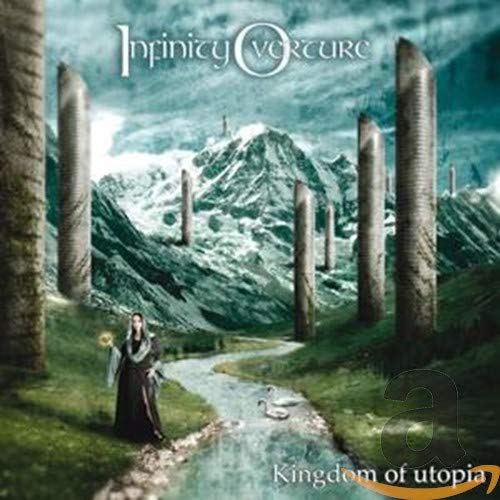 CD cover: mountainous landscape with stone pillars and a cloaked figure.