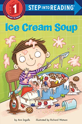Book cover: boy with overflowing bowl of ice cream and toppings.