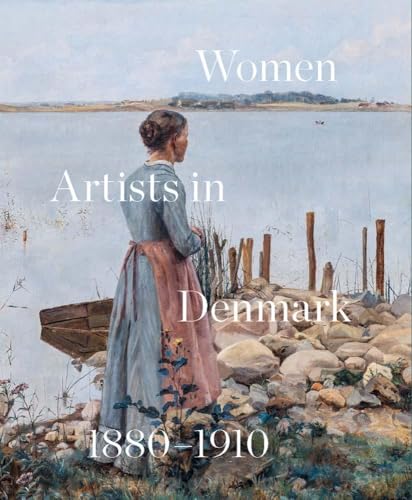Book cover depicting a woman by the water, titled “Women Artists in Denmark.”
