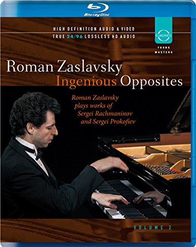 Blu-ray cover featuring pianist Roman Zaslavsky playing a grand piano.
