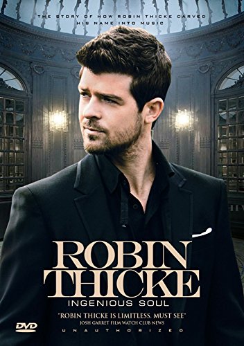 Robin Thicke portrait on DVD cover, “Ingenious Soul” documentary.