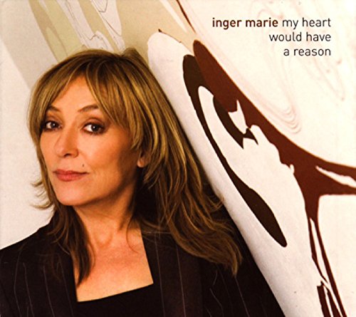 CD cover featuring singer Inger Marie with abstract brown design.