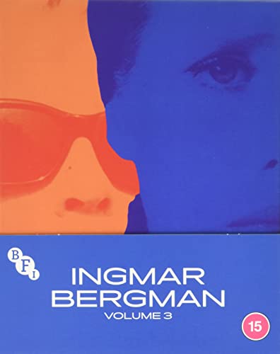 Blu-ray cover for Ingmar Bergman Volume 3, featuring a face portrait.
