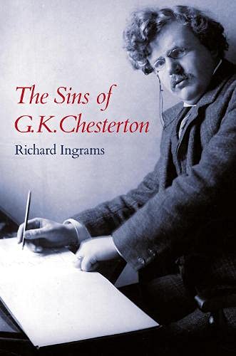 Book cover featuring a portrait of G.K. Chesterton with a pen.