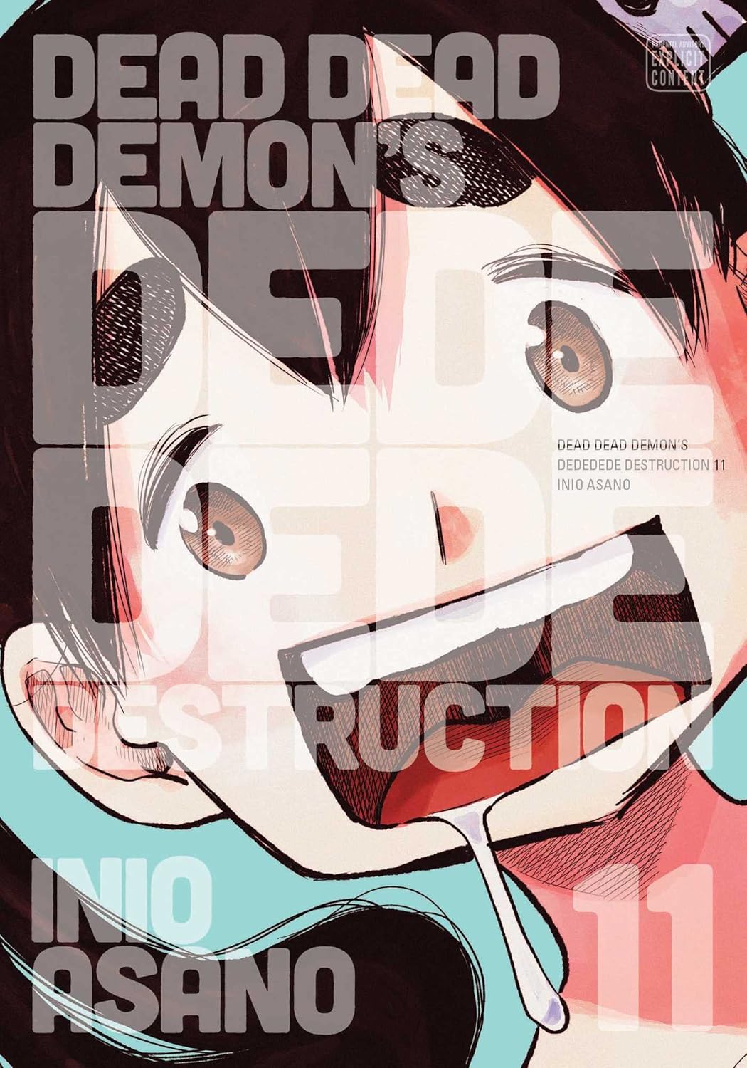 Manga volume 11 cover with a distressed young woman and bold text.