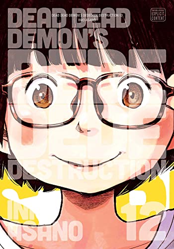 Manga volume 12 cover: girl with glasses and layered text design.
