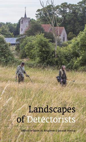 Book cover with metal detectorists in a landscape, likely a countryside or field setting.
