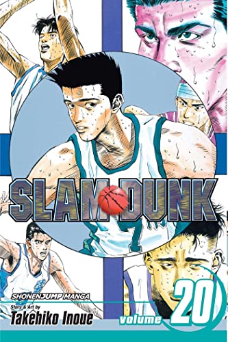 Manga cover of Slam Dunk volume 20 featuring multiple basketball players in action.