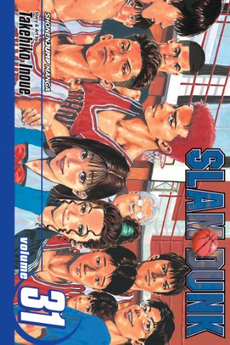 Manga cover featuring multiple basketball players and characters with the title Slam Dunk volume 31.