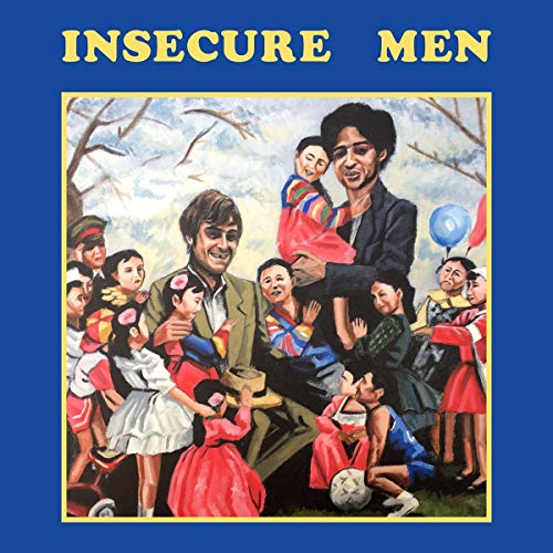 Album cover for “Insecure Men” featuring a painted family portrait.