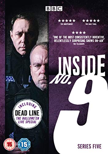 Inside No. 9" Series 5 DVD cover featuring two serious-looking men.