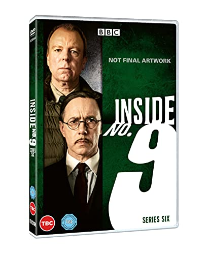 DVD cover for Inside No. 9 Series Six featuring two men against a green background.