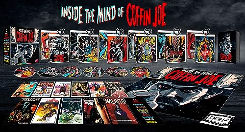 Limited edition Blu-ray set of "Inside The Mind Of Coffin Joe" with artwork.