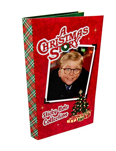 Red "A Christmas Story" sticky note collection with Ralphie’s image.