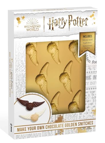 Golden Snitch chocolate making kit with mold and finished examples.