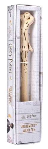 Beige Voldemort wand pen in box, Harry Potter branding visible.