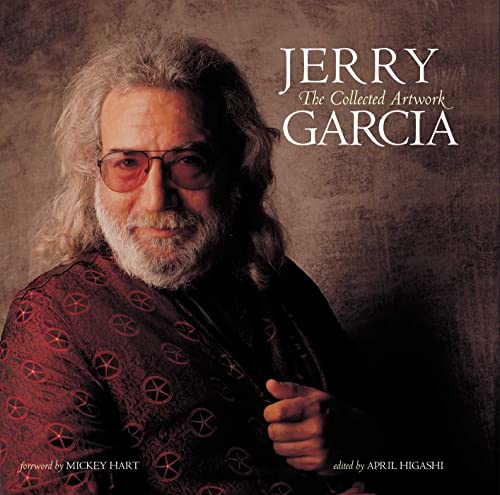 Book cover featuring a portrait of Jerry Garcia with gray hair and beard.