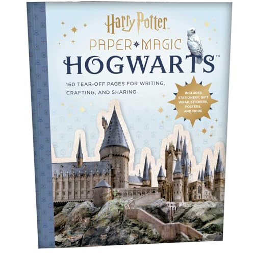 Harry Potter Hogwarts Paper Magic notepad with castle illustration.