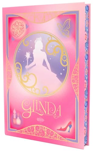 Pink hardcover journal with silhouette of a woman and magical details.