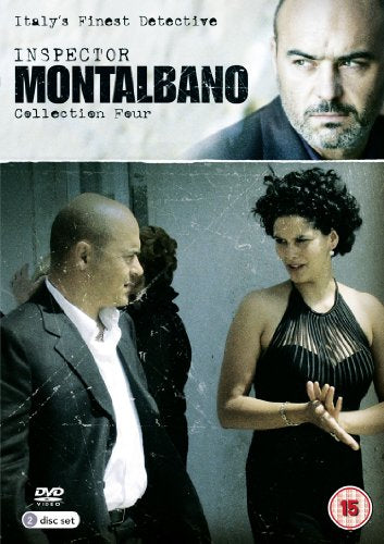 DVD cover for "Inspector Montalbano Collection Four" featuring two actors.