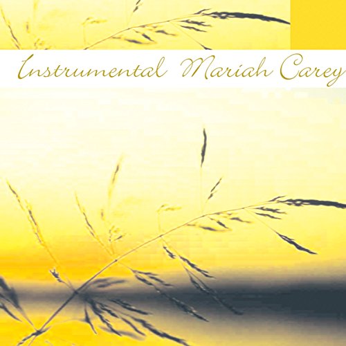 "Album cover with yellow background, grassy silhouettes, and 'Instrumental Mariah Carey' in gold script."