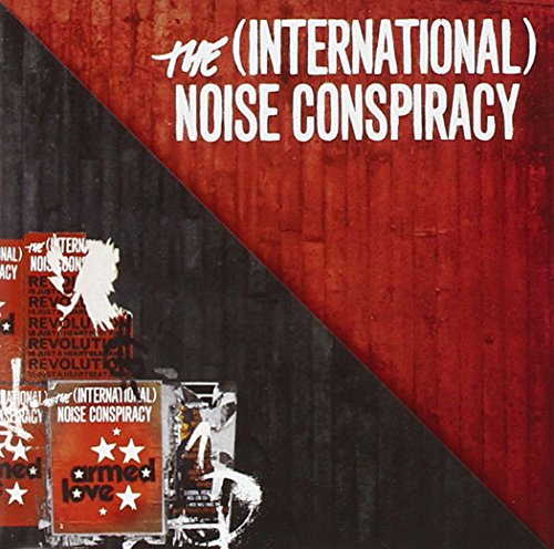 CD cover for International Noise Conspiracy’s “Armed Love,” red and black design.