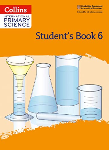 Science textbook cover with illustrations of laboratory glassware and text.
