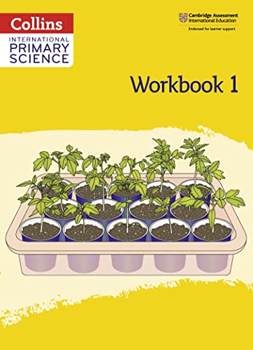 Science workbook cover with illustration of seedlings in a tray.