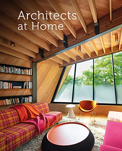 Book cover showing a modern, wood-paneled room with large windows.