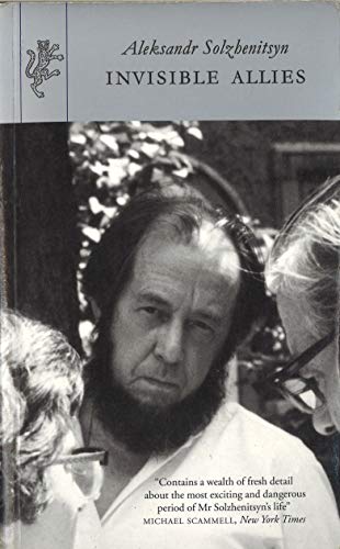 Book cover: “Invisible Allies” by Aleksandr Solzhenitsyn, with a portrait.
