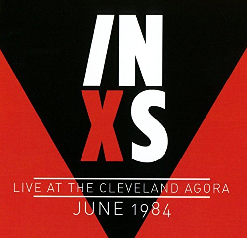 INXS album cover: red and black geometric design with band name and date.