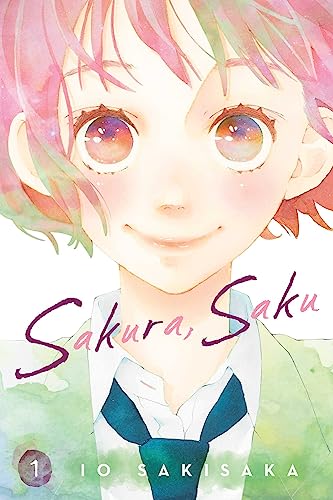Watercolor-style manga cover featuring a close-up of a girl with pink hair.