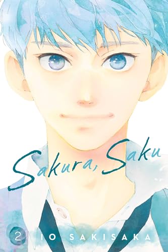 Manga cover featuring a close-up portrait of a young man with light blue hair.