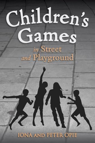 Book cover showing silhouettes of four children playing on a paved ground.