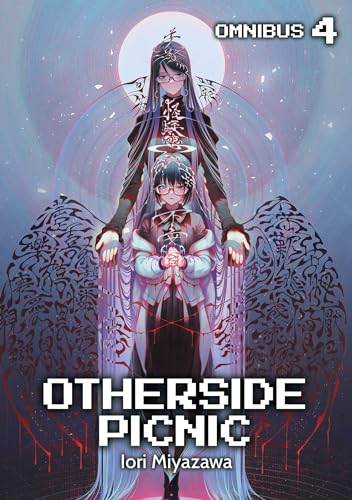Light novel cover with two girls and abstract, colorful background art.