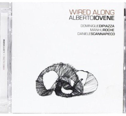 CD cover for "Wired Along" by Iovene Alberto, with abstract sketch.