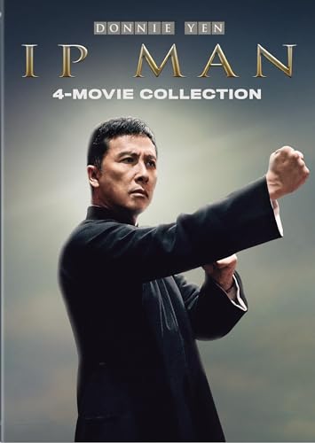 Ip Man 4-movie DVD cover featuring Donnie Yen in a fighting stance.