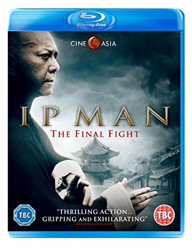 Blu-ray cover for Ip Man: The Final Fight featuring a man in martial arts pose.