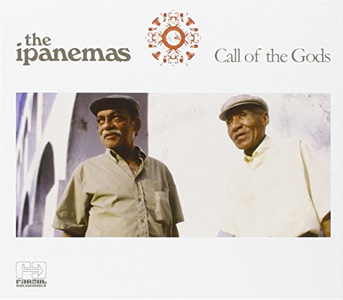 Album cover with two men and abstract logo, titled "Call of the Gods".