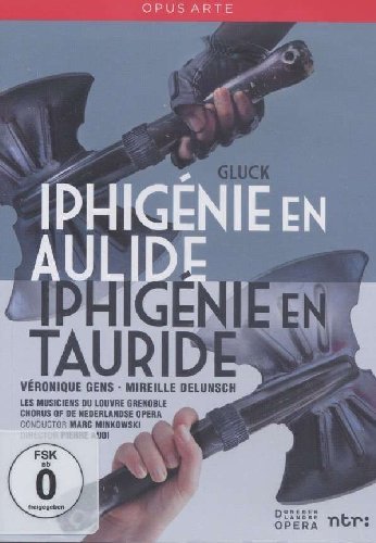 "Image shows a DVD cover with hands holding daggers and opera performance details."