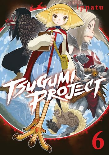 Anime-style illustration featuring characters and creatures within a circular frame.