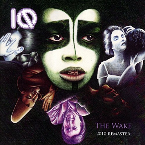 Album cover for IQ’s “The Wake” featuring surreal, painted figures.