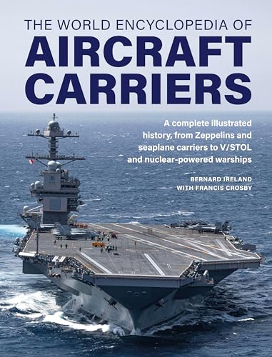 Book cover featuring a gray aircraft carrier at sea.