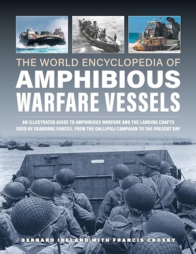 Book cover depicting amphibious warfare vessels and soldiers landing on a beach.