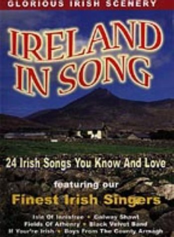 DVD cover for “Ireland In Song” featuring Irish landscape and singers.