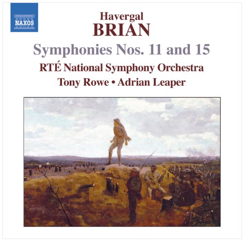CD cover for Brian’s Symphonies Nos. 11 & 15, featuring a pastoral painting.
